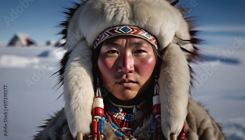International Day of the World's Indigenous Peoples. the Chukchi tribe of Yakutia photo
