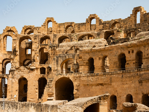 Amphitheatre of El Jem - one of the best preserved Roman stone ruins in the world