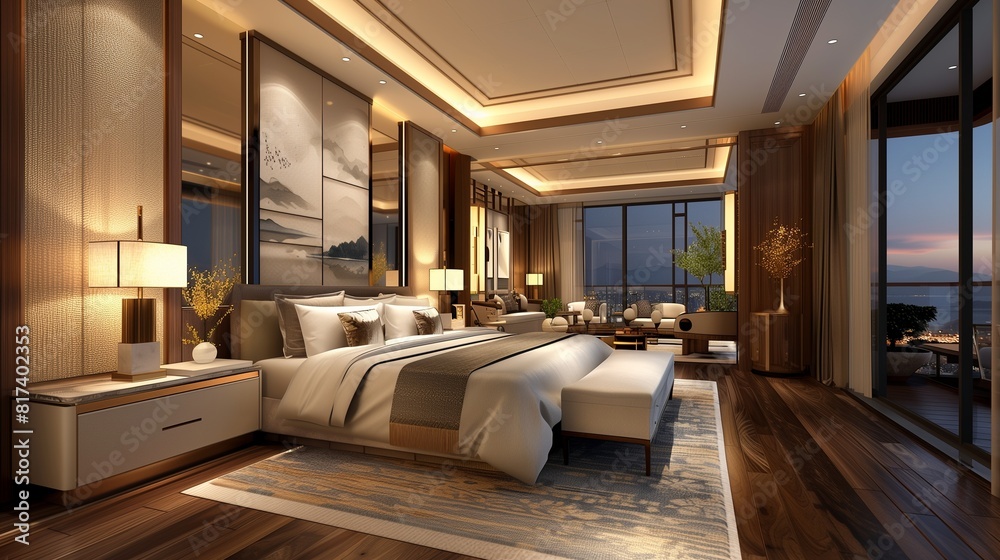 Fototapeta premium bedroom interior