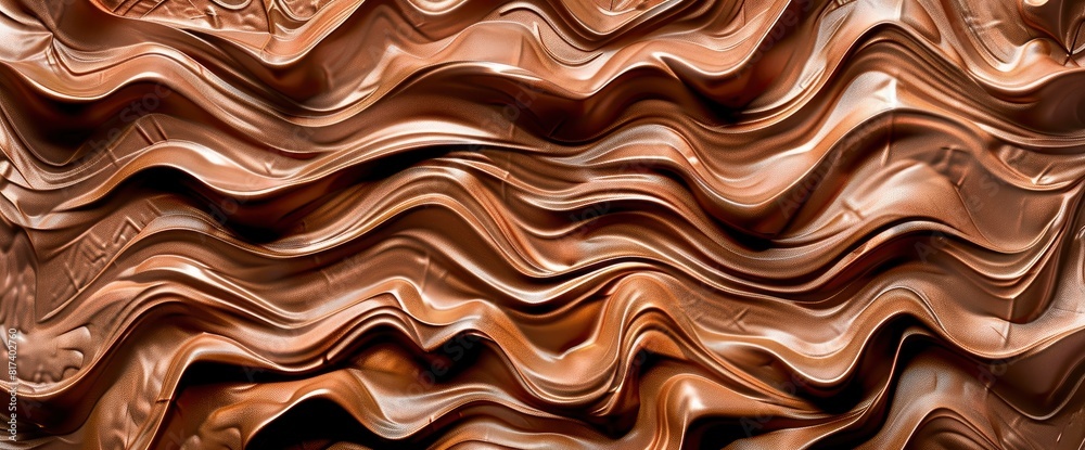 Abstract Background World Chocolate Day, Chocolate Ripple Patterns, World Chocolate Day Background