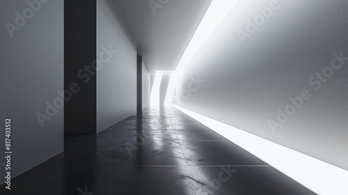Minimalist play of lines and light