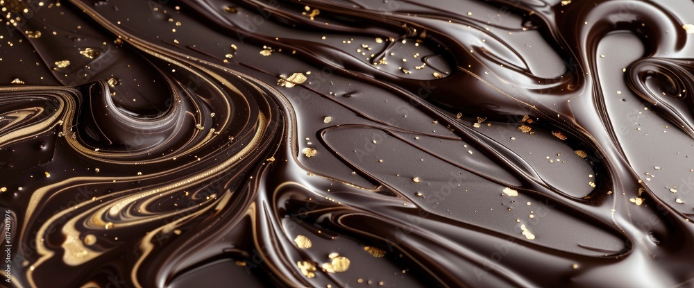 Abstract Background World Chocolate Day, Chocolate Swirl Dynamics, World Chocolate Day Background