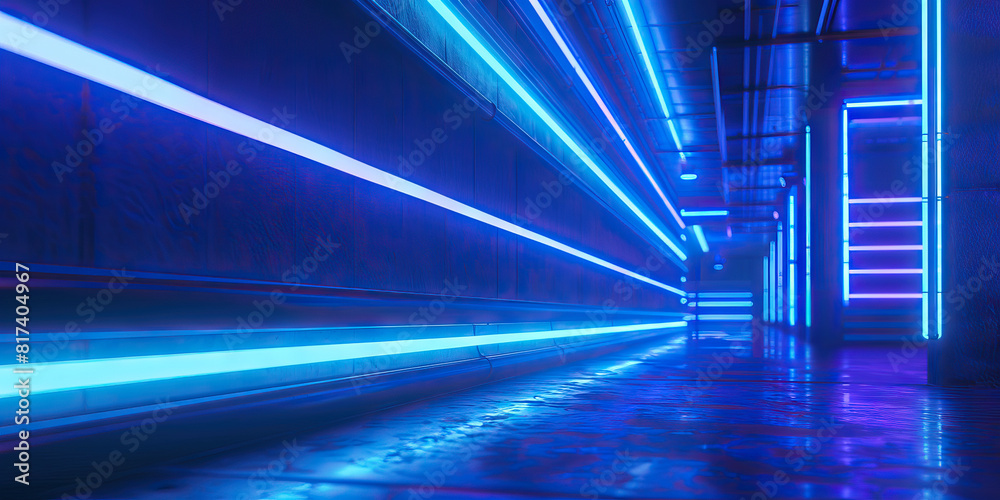 Neon blue lights illuminate the dark corners of a popular nightclub, pulsing in time with the bass-heavy music. Neon blue lights illuminate the dark corners of a popular nightclub, pulsing in time with the bass-heavy music.