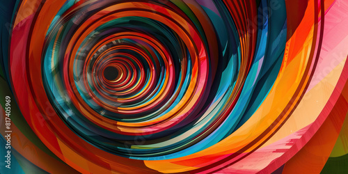 A kaleidoscope of colors swirls together in a vivid dreamscape, mirroring the complexity of the human mind. 