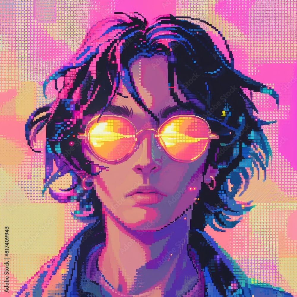 Timeless Pfp Portrait of a Person, 8Bit Retro Avatar, Video Game PFP, People Art ...