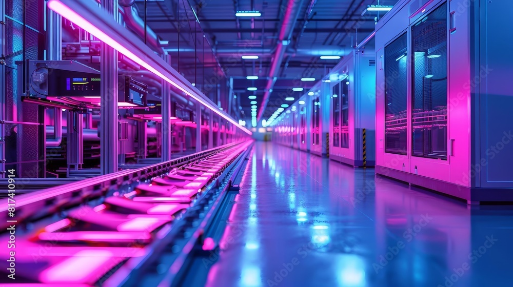 Internet Of Things Iot Setup In A Smart Factory Connected And Internet Of Things Iot Setup In A Smart Factory Connected And