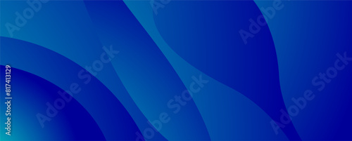 3D blue and green geometric fluid abstract background. Minimalist modern graphic design element cutout style concept for banner, card, or brochure cover