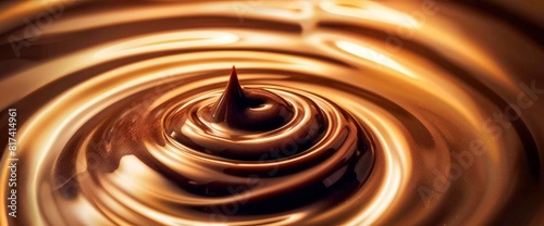 Abstract Background World Chocolate Day, Chocolate Swirl Patterns, World Chocolate Day Background
