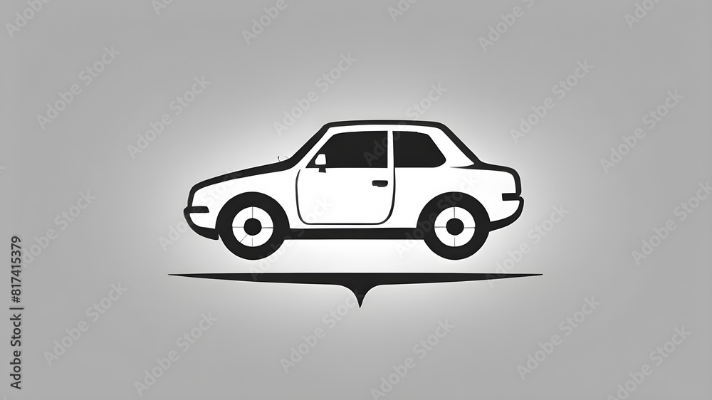 car logo symbol icon emblem, Generative AI car logo symbol icon emblem, Generative AI