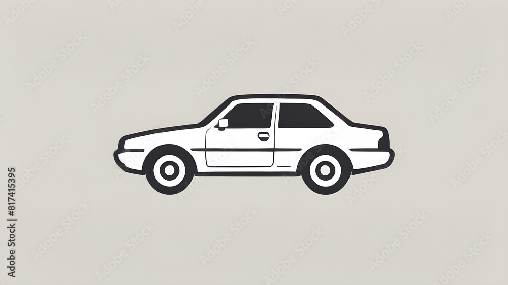 car logo symbol icon emblem, Generative AI car logo symbol icon emblem, Generative AI