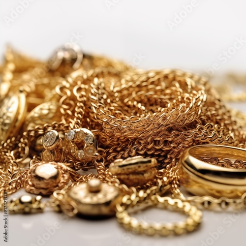 Gold and silver jewelry