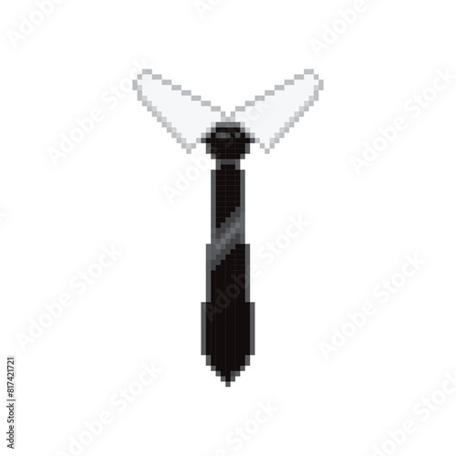 Black tie simulator, pixel art accessory