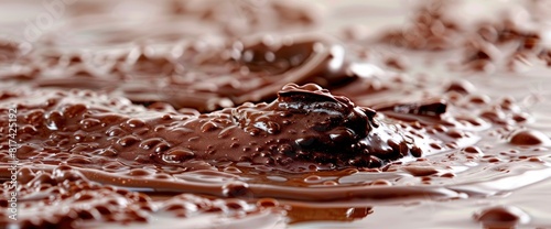 Abstract Background World Chocolate Day, Chocolate Liquid Frost, World Chocolate Day Background