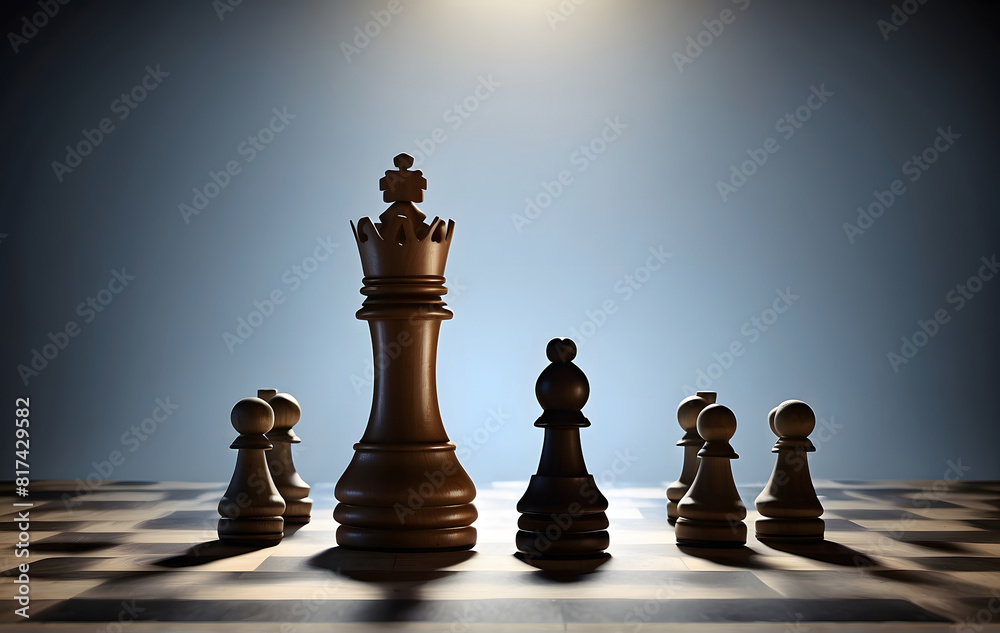 Chess Pawn Casting King's Shadow: Symbolic Representation of Leadership Potential Chess Pawn Casting King's Shadow: Symbolic Representation of Leadership Potential