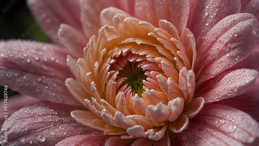A close-up reveals the intricate beauty of a pink flower, its large pistils captivating the eye with their delicate detail ai_generated A close-up reveals the intricate beauty of a pink flower, its large pistils captivating the eye with their delicate detail ai_generated