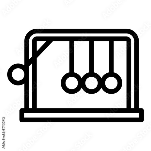 newton cradle icon 
