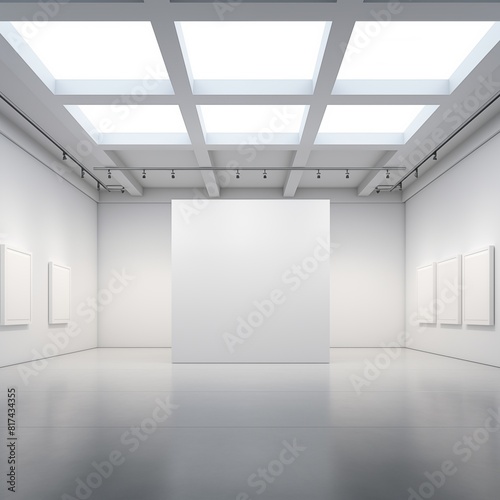 Empty white room