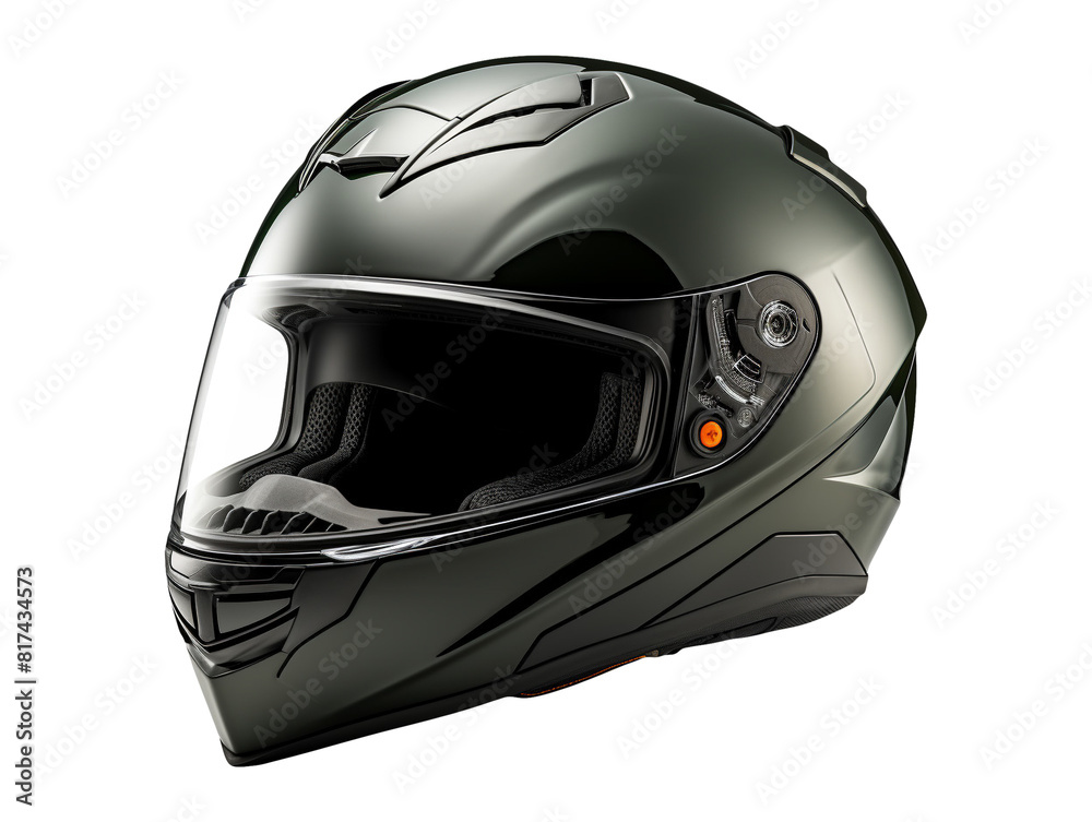 Fototapeta premium motorcycle helmet isolated