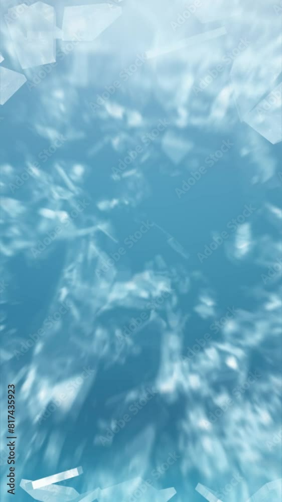 Cold Ice Break crack animation.