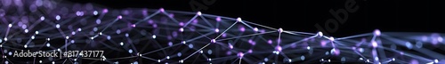 An abstract representation of a quantum network photo