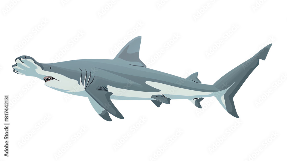 shark isolated on white transparent background shark isolated on white transparent background