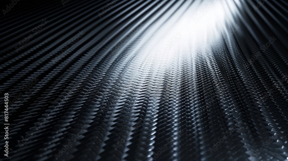 Fototapeta premium Carbon fiber background with a glossy high tech look.