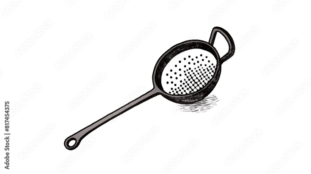 Stainless tea infuser isolated on a white background Stainless tea infuser isolated on a white background