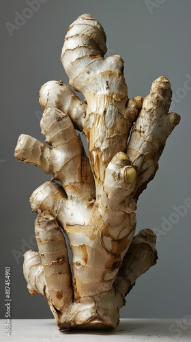 ginger roots, natural and realistic photo