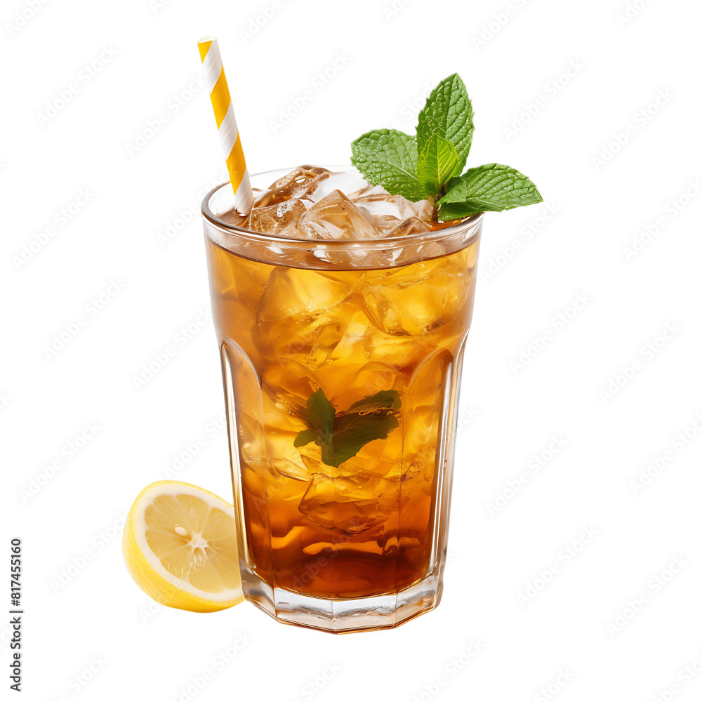 Icy Tea Splash Clear Background Ice Tea Image Icy Tea Splash Clear Background Ice Tea Image