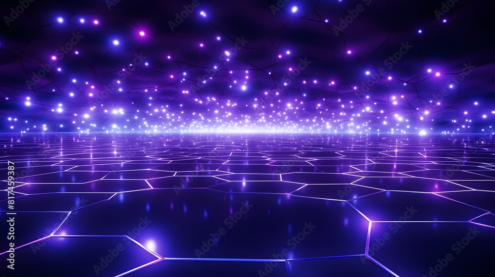 purple tech background