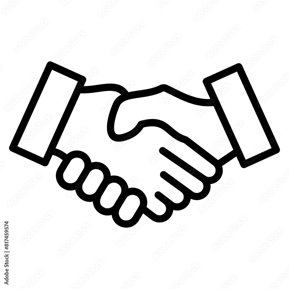 Naklejka premium Handshake Icon