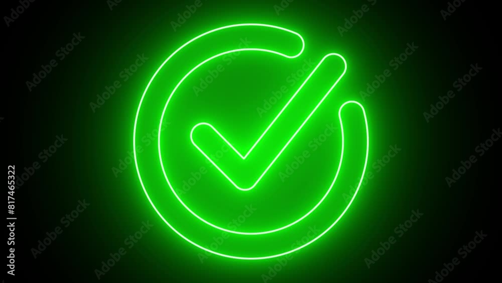 check positive correct icon, glow neon symbol, green glowing sign, safe online shopping button, yes checkmark check positive correct icon, glow neon symbol, green glowing sign, safe online shopping button, yes checkmark