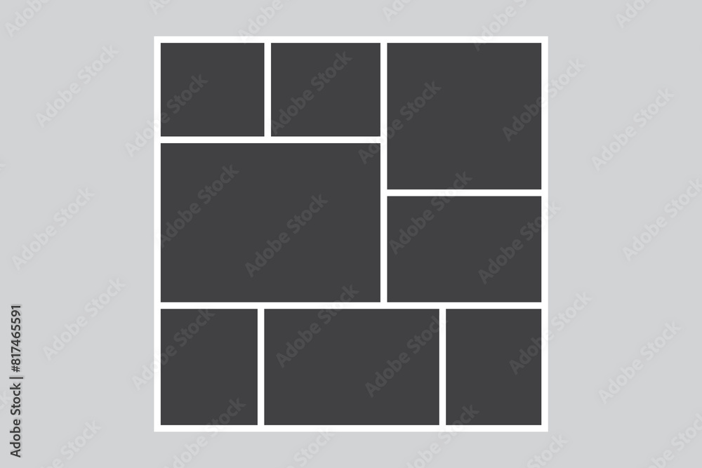photo frames on transparent background design 02