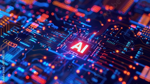 AI Technology Embedded in Modern Circuitry 