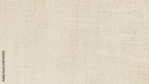 Brown cotton fabric cloth texture for background, natural textile pattern. Brown color hessian sack cloth pattern.