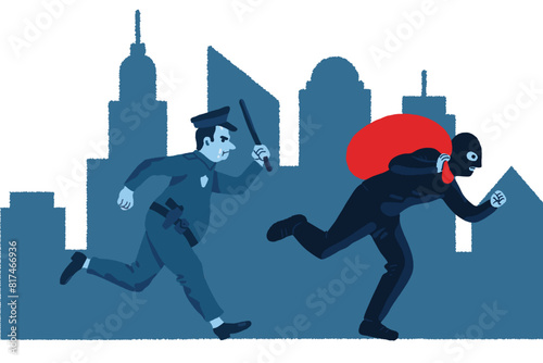 Chasing the thief
