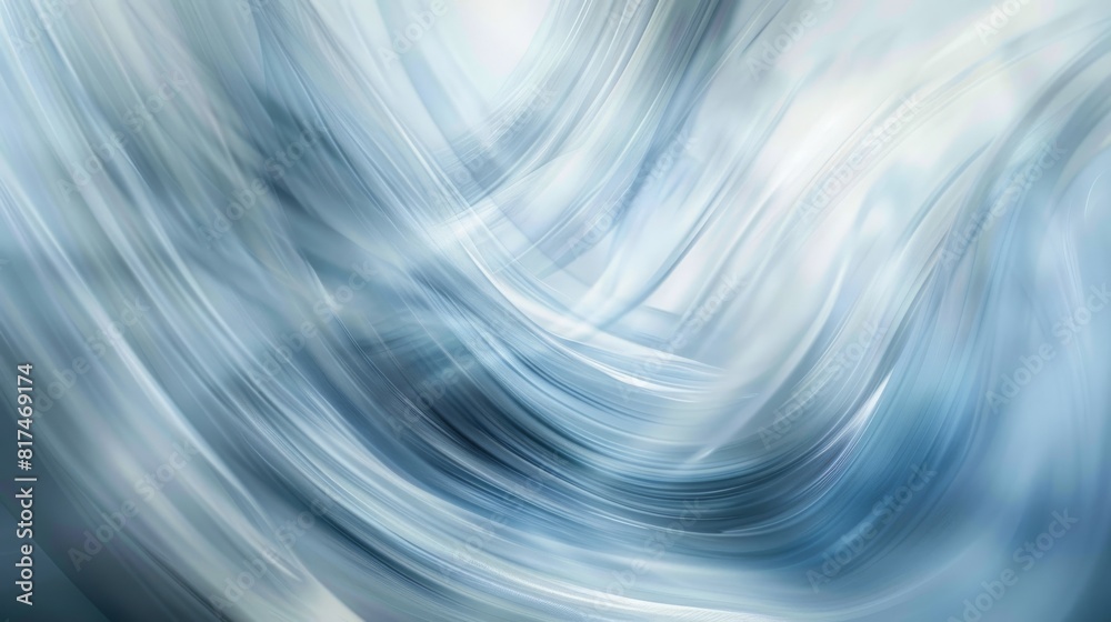 Fototapeta premium Abstract blue and white energy flow background 