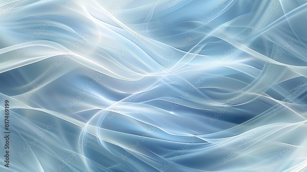 Obraz premium Abstract blue and white energy flow background 