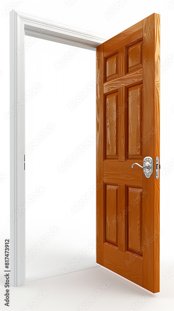 Door isolated on white background. Door isolated on white background.
