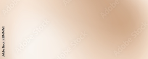 Smooth beige wave gradient background. Soft neutral liquid wallpaper. Silk ecru color texture for banner, flyer, presentation, graphic design. Abstract blurred wavy backdrop cover. Vector illustration