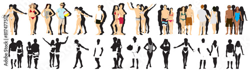 beach people set