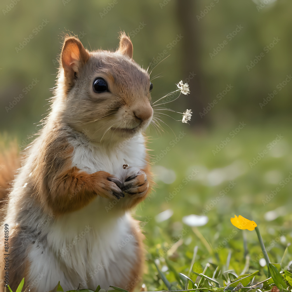 a squirrel that is standing on its hind legs a squirrel that is standing on its hind legs