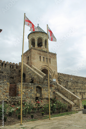 Svetitskhoveli Cathedral, principal Georgian Orthodox church Mtskheta, Georgia photo