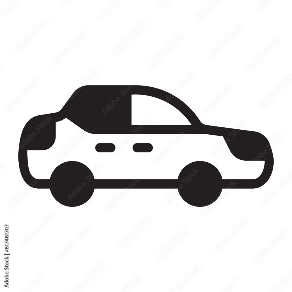 car glyph icon car glyph icon