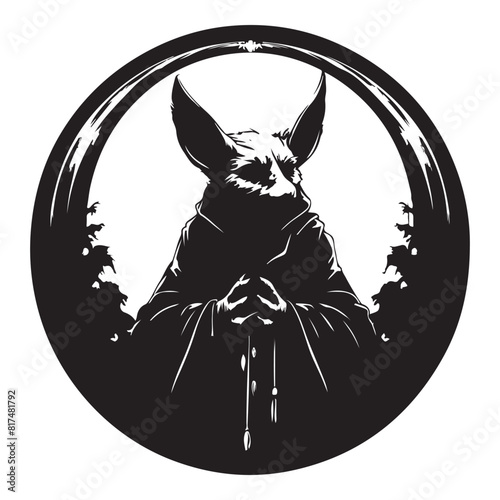 Prophecies in Flight Bat Prophet Apparel Illustration