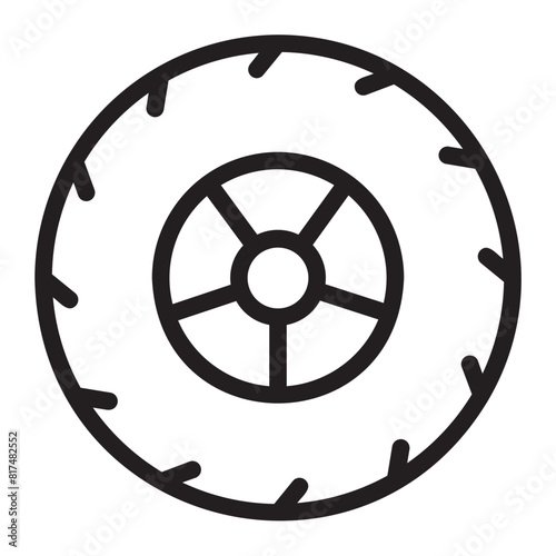 tyre line icon