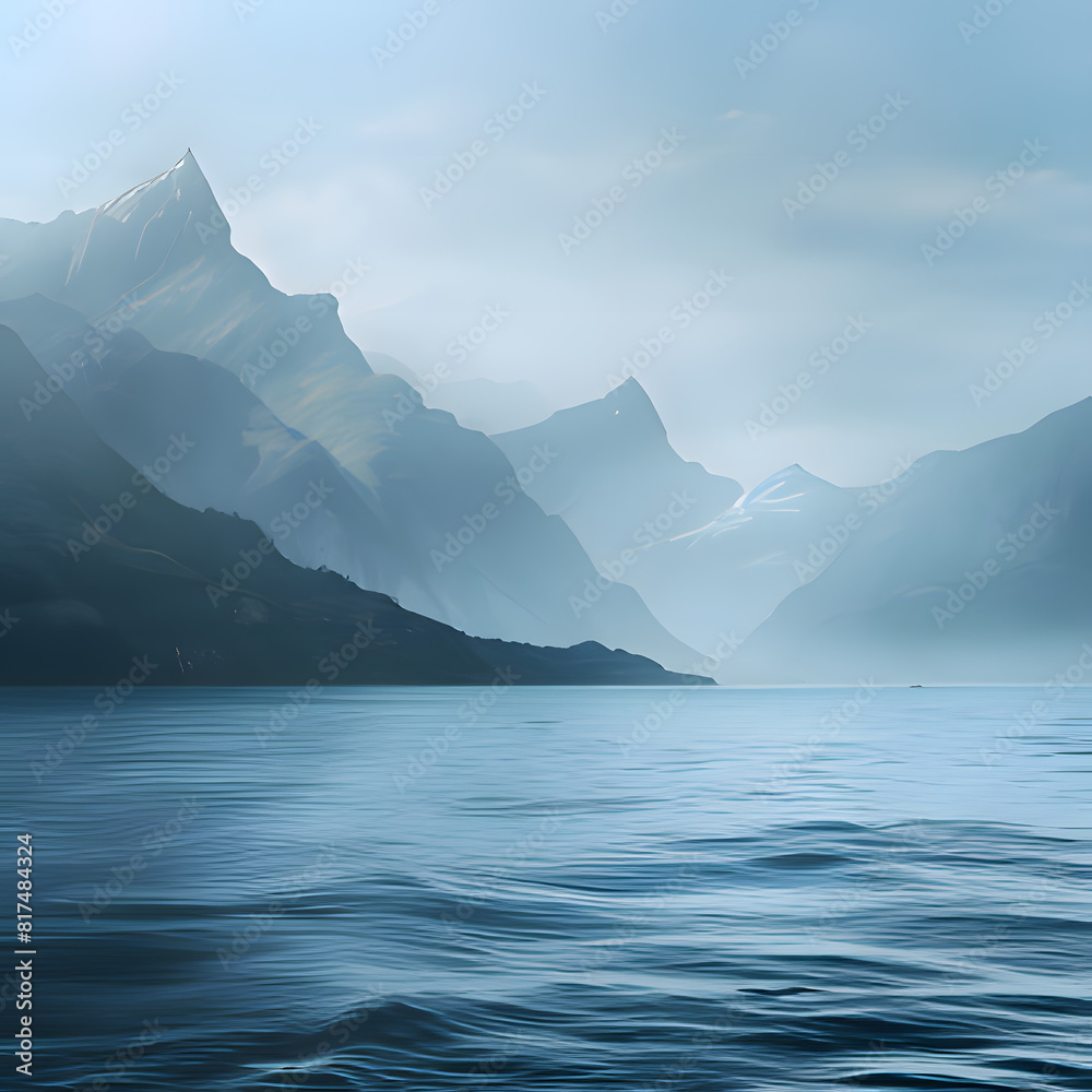 iceberg in polar regions. Generative AI iceberg in polar regions. Generative AI