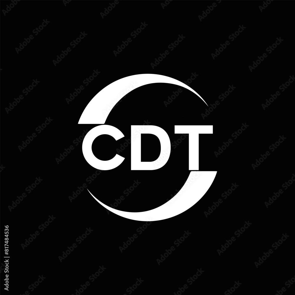CDT logo. C D T design. White CDT letter. CDT, C D T letter logo design. C D T letter logo design in FIVE, FOUR, THREE, style. letter logo set in one artboard. C D T letter logo vector design.