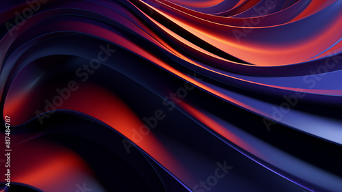 Abstract artistic 3D dynamic gradient background picture  