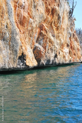 Paisajes marinos en el Parque Nacional Mochima Estado Sucre Venezuela,un lugar hermoso,incontaminado,se pueden observar delfines en libertad y unos paisajes espectaculares. photo